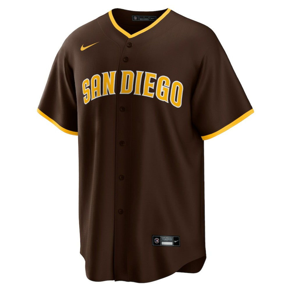 Fernando Tatis Jr. San Diego Padres Nike Alternate Replica Player Jersey - Brown Jerseys