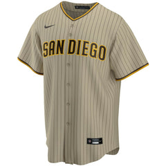 San Diego Padres Nike Alternate Replica Team Jersey - Tan Jerseys