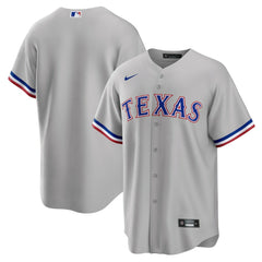 Texas Rangers Nike Road Replica Team Jersey - Gray Jerseys