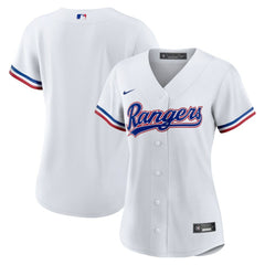 Texas Rangers Nike Women's Home Replica Team Jersey - White Jerseys