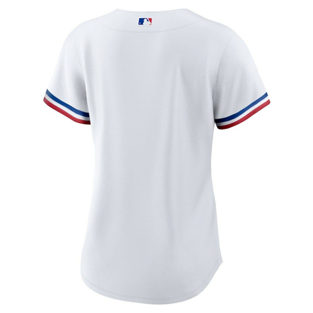 Texas Rangers Nike Women's Home Replica Team Jersey - White Jerseys