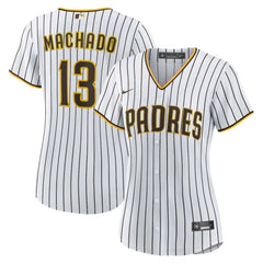Manny Machado San Diego Padres Nike Women's Home Replica Player Jersey - White/Brown Jerseys