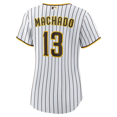 Manny Machado San Diego Padres Nike Women's Home Replica Player Jersey - White/Brown Jerseys