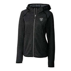 Las Vegas Raiders Cutter & Buck Women's Mainsail Full-Zip Jacket - Black Jackets