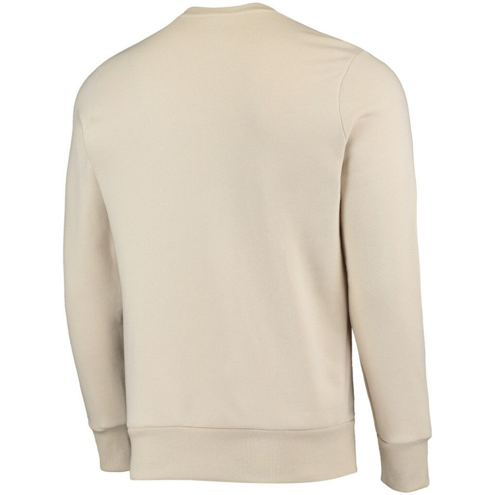 Minnesota Twins Majestic Threads Fleece Pullover Sweatshirt - Oatmeal Pullover