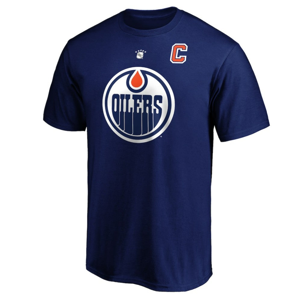 Wayne Gretzky Edmonton Oilers Fanatics Authentic Stack Retired Player Name & Number T-Shirt - Royal | US 3767968