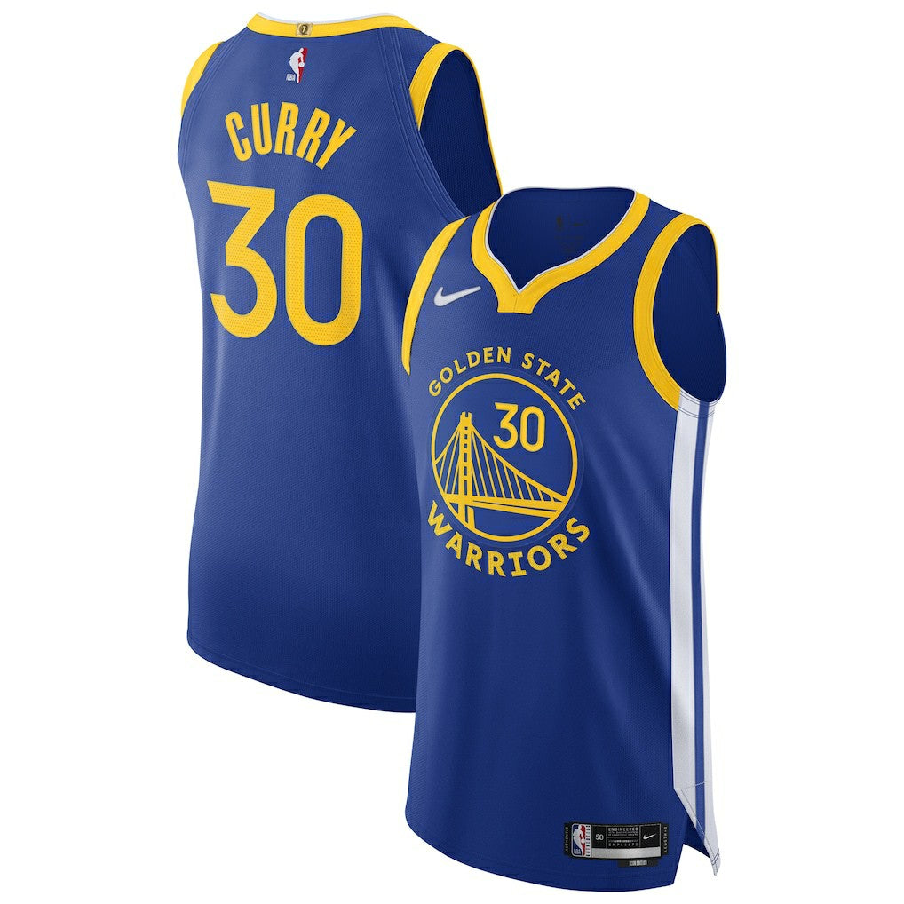 Stephen Curry Golden State Warriors Authentic Jersey Icon Editi- Royal - Nike