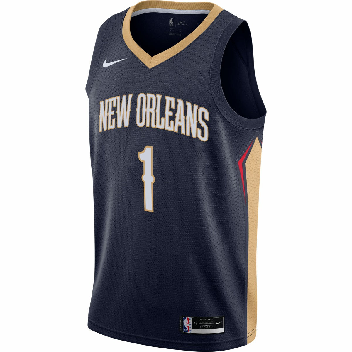 Zion Williamson New Orleans Pelicans Swingman Jersey Navy Icon Edition - Nike outlet