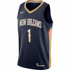 Zion Williamson New Orleans Pelicans Swingman Jersey Navy Icon Edition - Nike outlet
