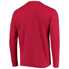 Kansas City Chiefs Dunbrooke Logo Maverick Thermal Henley Long Sleeve T-Shirt - Red T-shirts