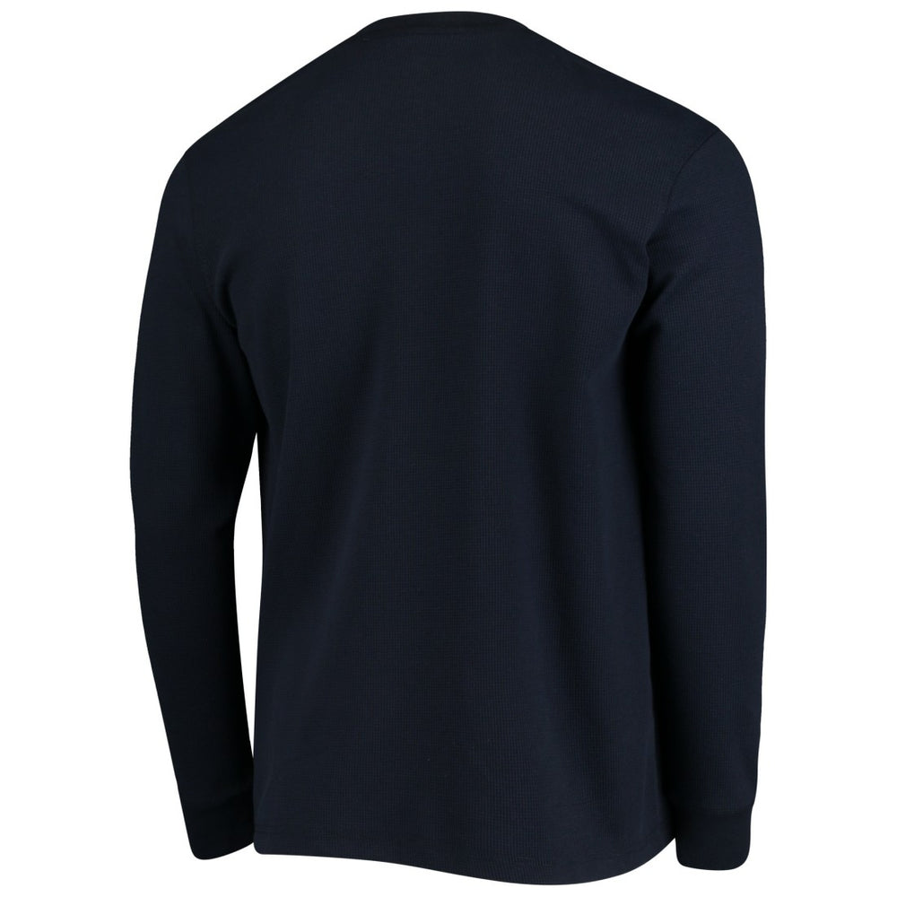 Seattle Seahawks Dunbrooke Logo Maverick Thermal Henley Long Sleeve T-Shirt - Navy T-shirts