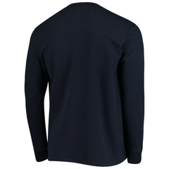 Seattle Seahawks Dunbrooke Logo Maverick Thermal Henley Long Sleeve T-Shirt - Navy T-shirts