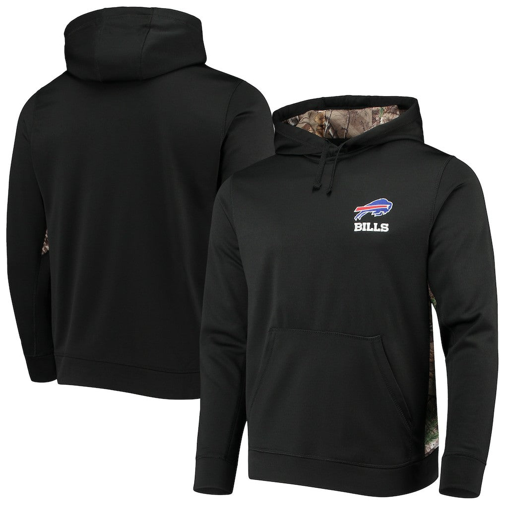 Buffalo Bills Dunbrooke Logo Ranger Pullover Hoodie - Black/Realtree Camo Hoodies