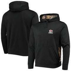 Kansas City Chiefs Dunbrooke Logo Ranger Pullover Hoodie - Black/Realtree Camo Hoodies