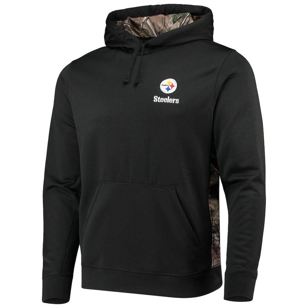 Pittsburgh Steelers Dunbrooke Logo Ranger Pullover Hoodie - Black/Realtree Camo Hoodies