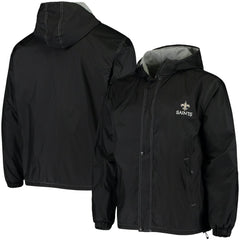 New Orleans Saints Dunbrooke Logo Legacy Stadium Full-Zip Jacket- Black - Black Jackets