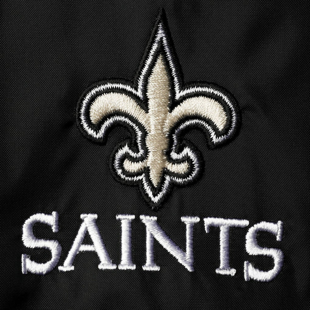 New Orleans Saints Dunbrooke Logo Legacy Stadium Full-Zip Jacket- Black - Black Jackets