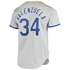 Fernando Valenzuela Los Angeles Dodgers Mitchell & Ness Road 1981 Cooperstown Collection Authentic Jersey - Gray Jerseys