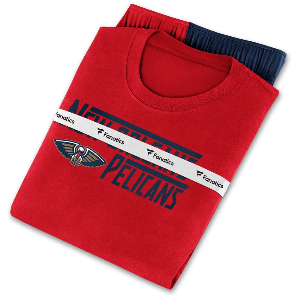 New Orleans Pelicans T-Shirt & Shorts Combo Pack Red/Navy - Fanatics outlet
