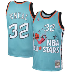 Shaquille O'Neal Eastern Conference 1996 All-Star Hardwood Classics Swingman Jersey Teal - Mitchell & Ness