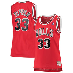 Scottie Pippen Chicago Bulls Women's 1997/98 Hardwood Classics Swingman Jersey Red - Mitchell & Ness