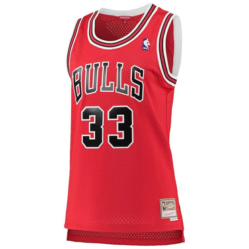 Scottie Pippen Chicago Bulls Women's 1997/98 Hardwood Classics Swingman Jersey Red - Mitchell & Ness
