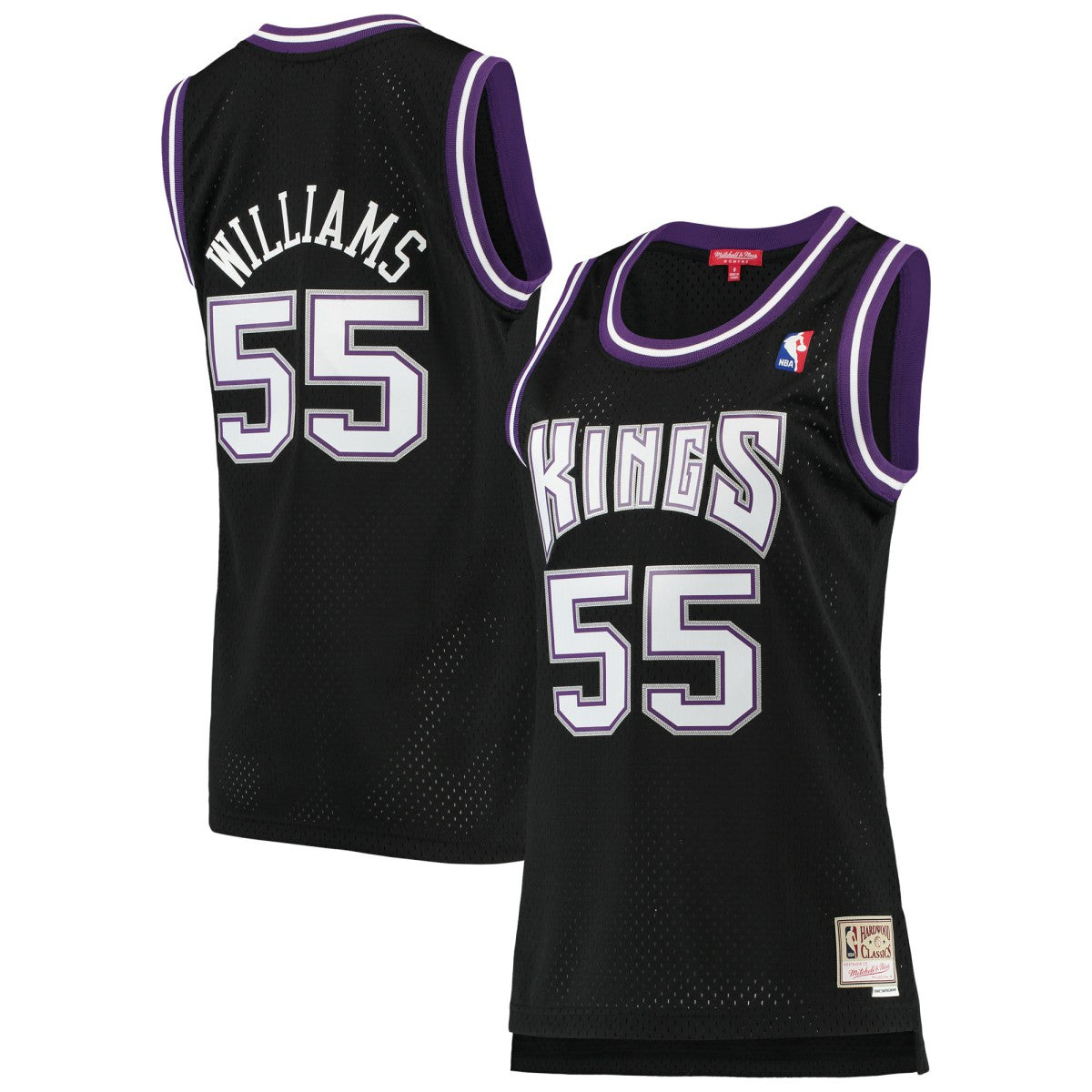 Jason Williams Sacramento Kings Women's 2000/01 Hardwood Classics Swingman Jersey Black - Mitchell & Ness