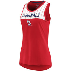 St. Louis Cardinals Majestic Women's Break From Tradition Tank Top  - Red Tanks
