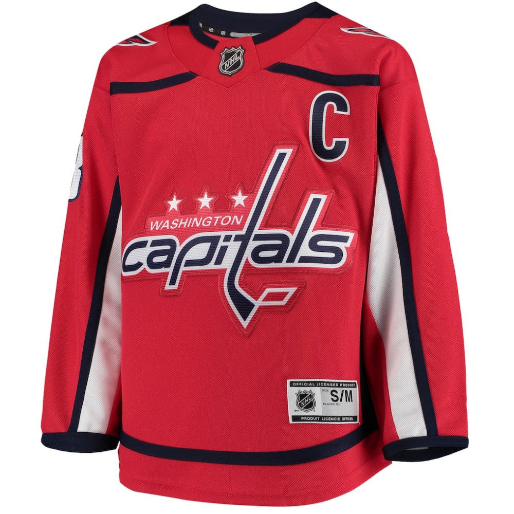 Alexander Ovechkin Washington Capitals Youth Home Premier Player Jersey - Red | US 3791526