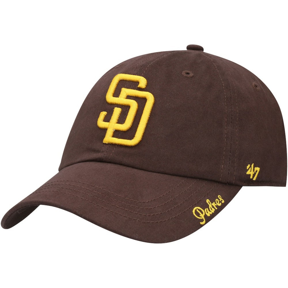 San Diego Padres '47 Women's Team Miata Clean Up Adjustable Hat - Brown Hats