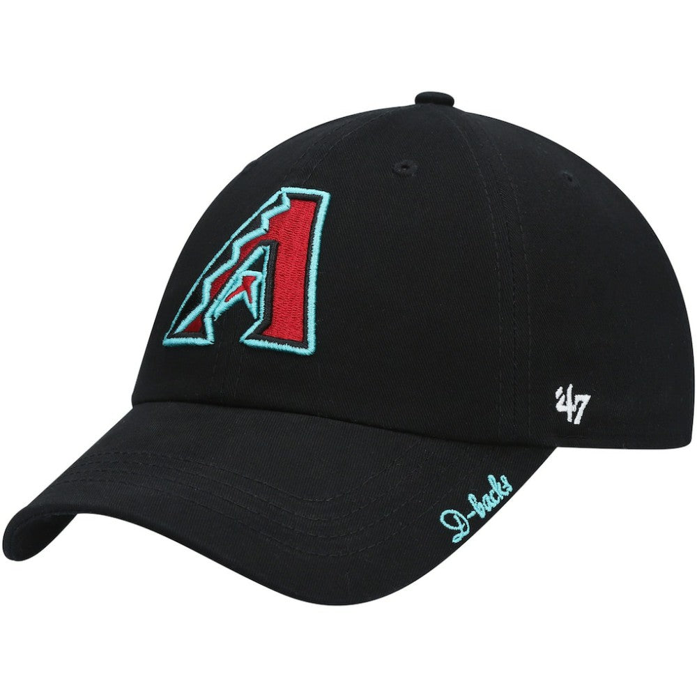 Arizona Diamondbacks '47 Women's Team Miata Clean Up Adjustable Hat - Black Hats