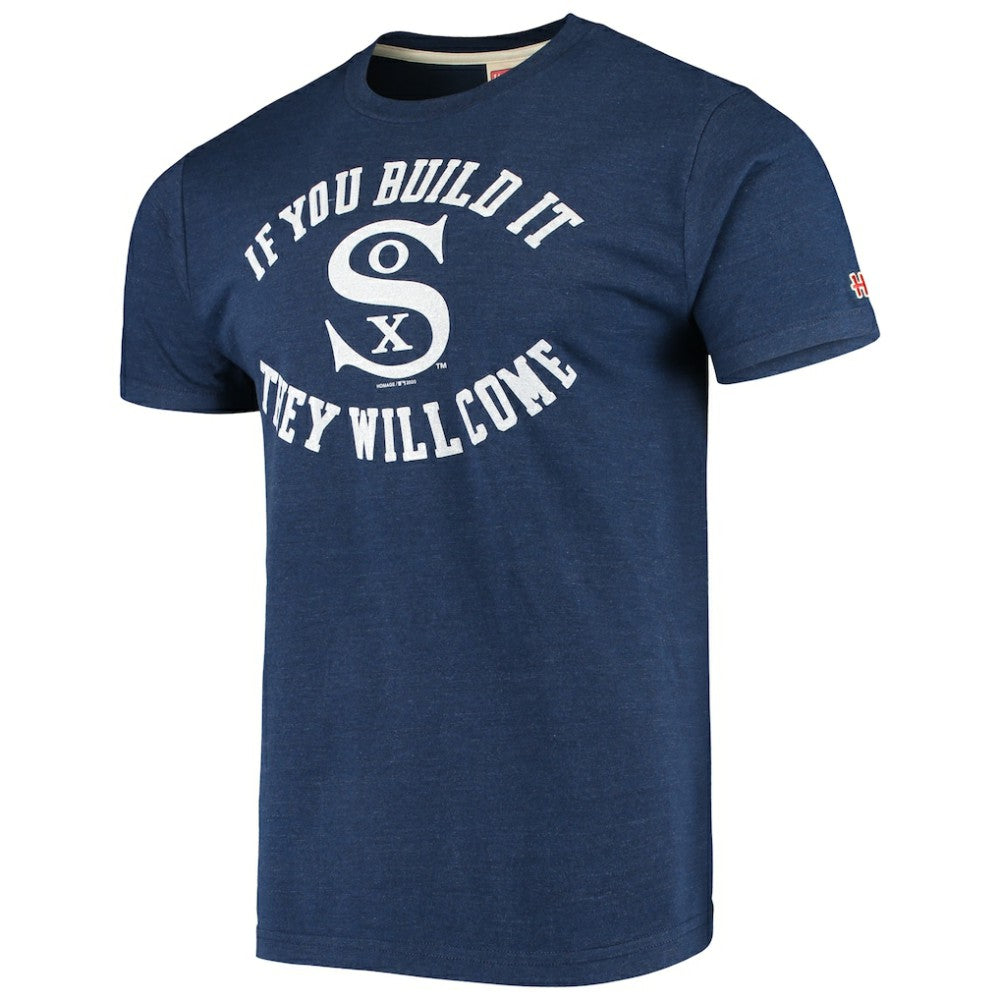 Chicago White Sox Hyperlocal Tri-Blend T-Shirt - Navy T-shirts