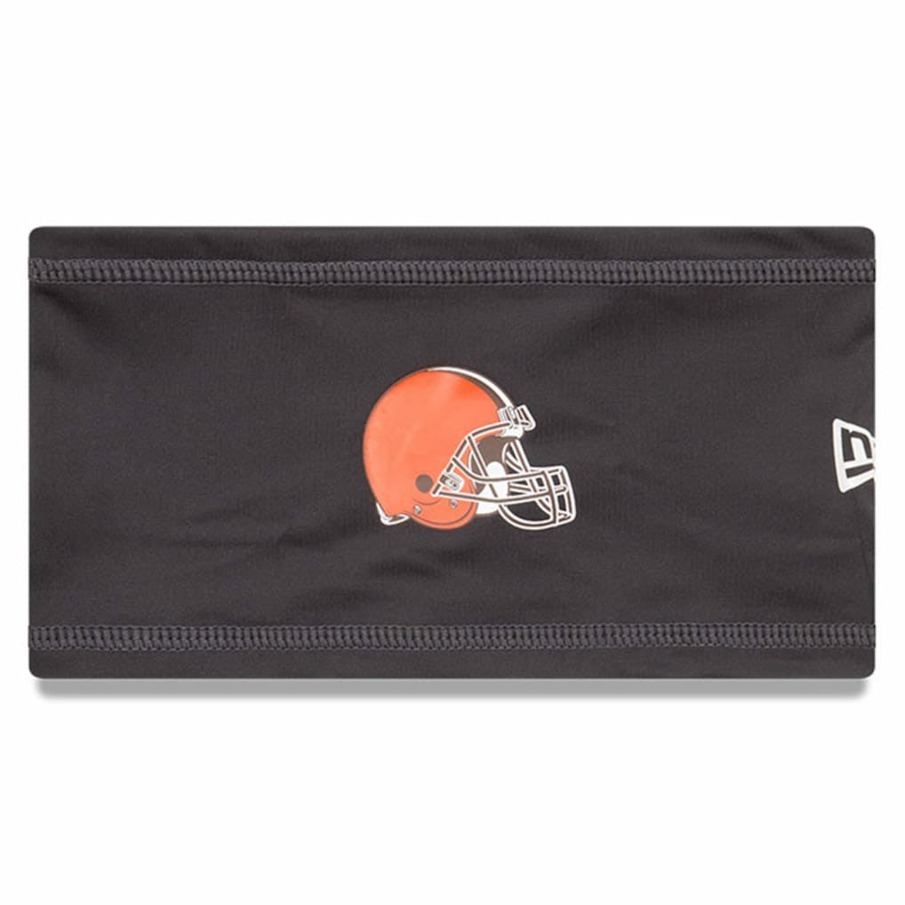 Cleveland Browns New Era COOLERA Training Camp Headband - Graphite
