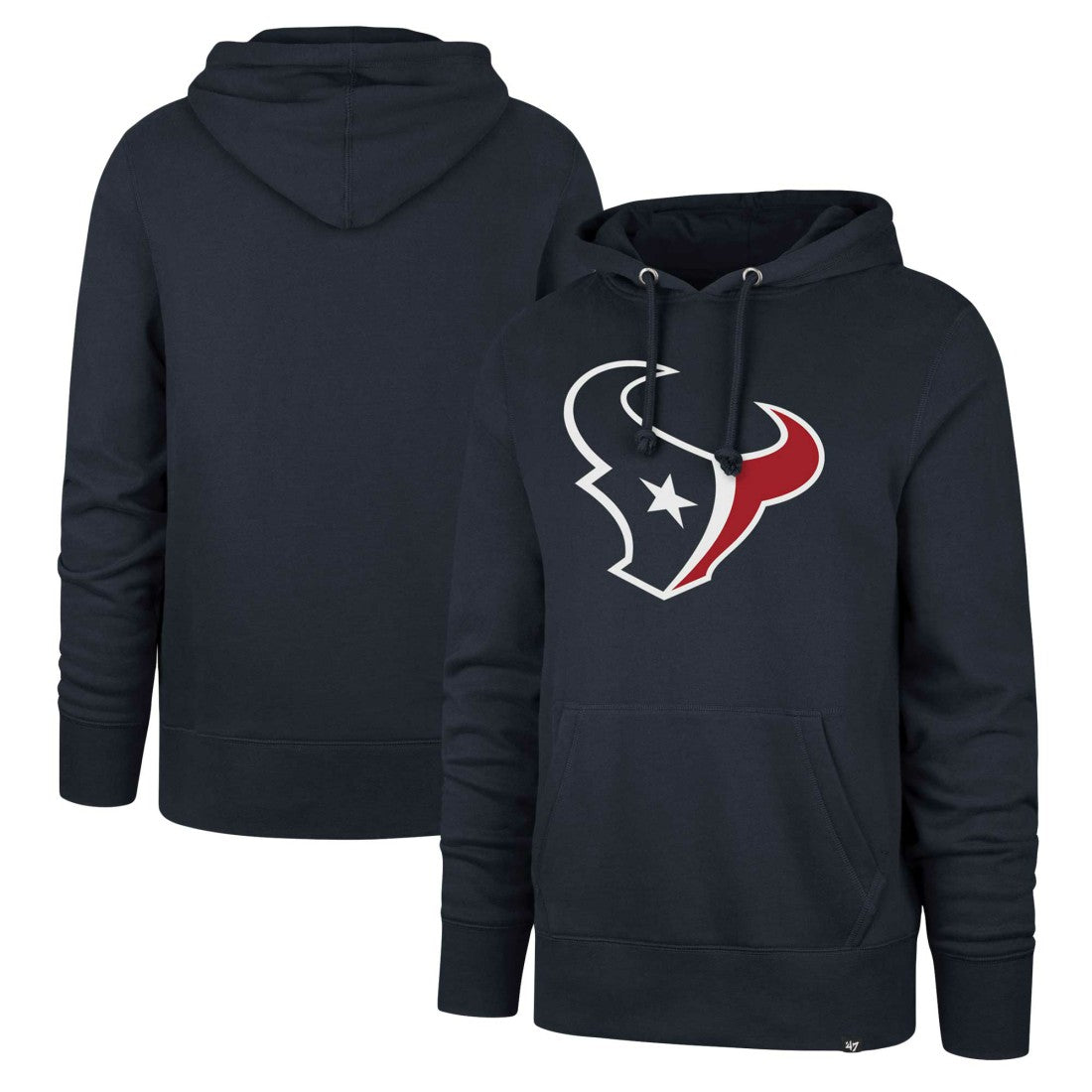 Houston Texans '47 Imprint Headline Pullover Hoodie - Navy Hoodies