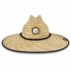 Pittsburgh Steelers New Era NFL Training Camp Straw Lifeguard Hat - Natural Hats
