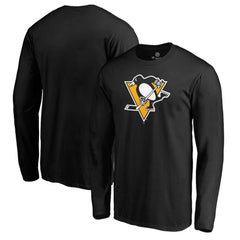 Pittsburgh Penguins Fanatics Primary Team Logo Long Sleeve T-Shirt - Black | US 3805820
