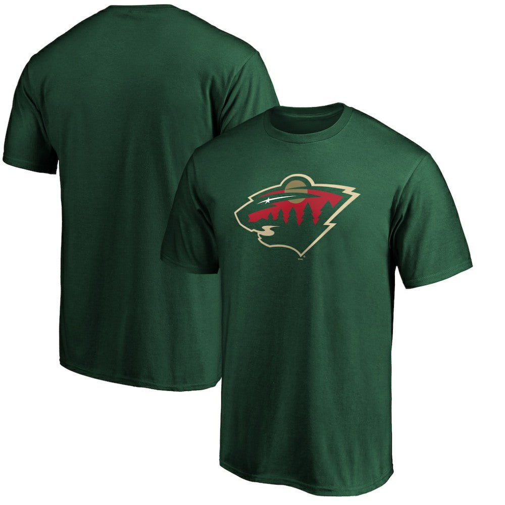 Minnesota Wild Fanatics Team Primary Logo T-Shirt - Green | US 3805862