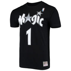 Tracy McGrady Orlando Magic Hardwood Classics Stitch Name & Number T-Shirt Black - Mitchell & Ness outlet