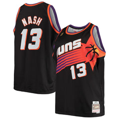 Steve Nash Phoenix Suns 1996/97 Big & Tall Hardwood Classics Swingman Jersey Black - Mitchell & Ness outlet