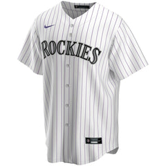 Colorado Rockies Nike Home Replica Custom Jersey - White Jerseys