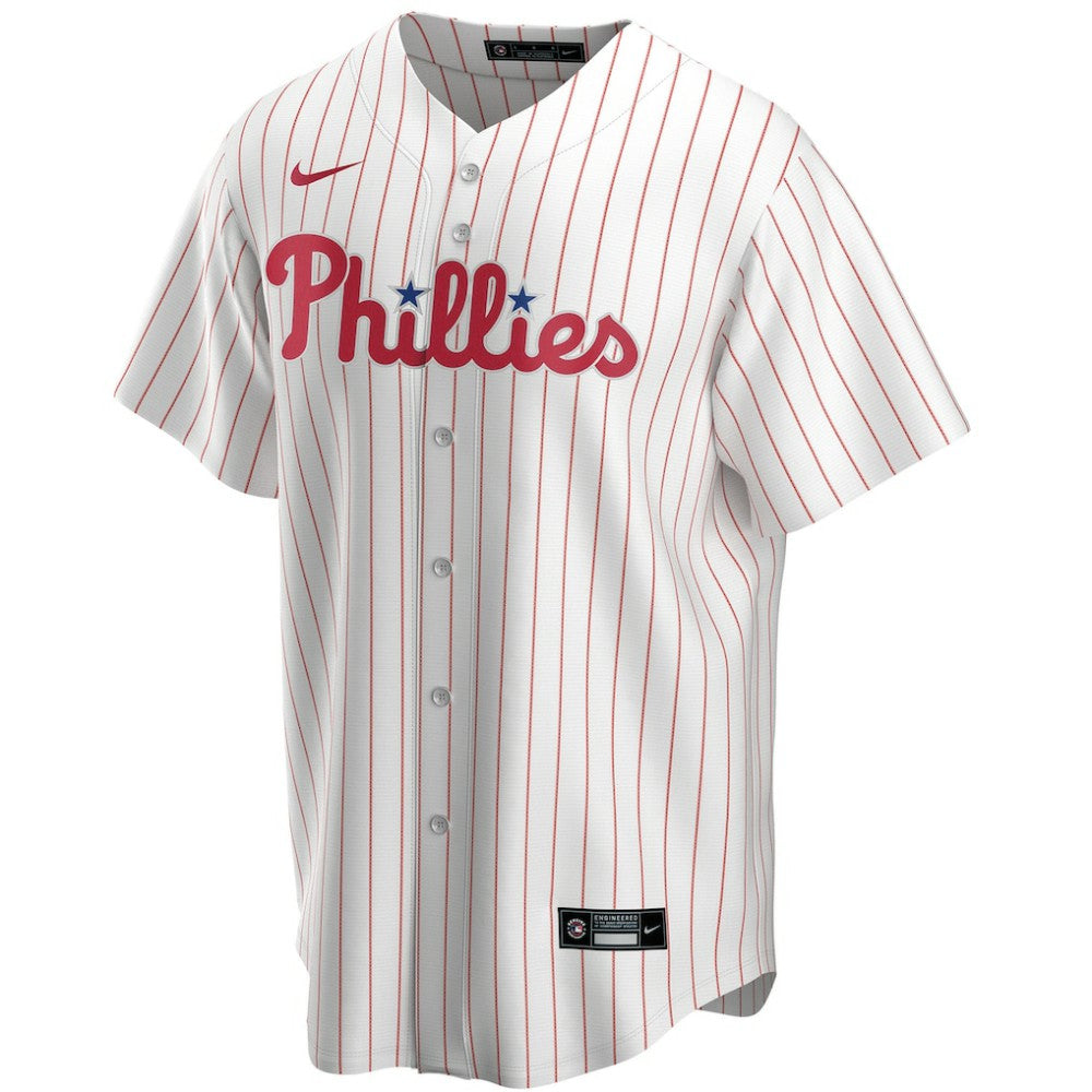 Philadelphia Phillies Nike Home Replica Custom Jersey - White Jerseys