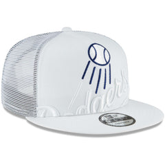 Los Angeles Dodgers New Era Elements Trucker 9FIFTY Snapback Hat - White Hats