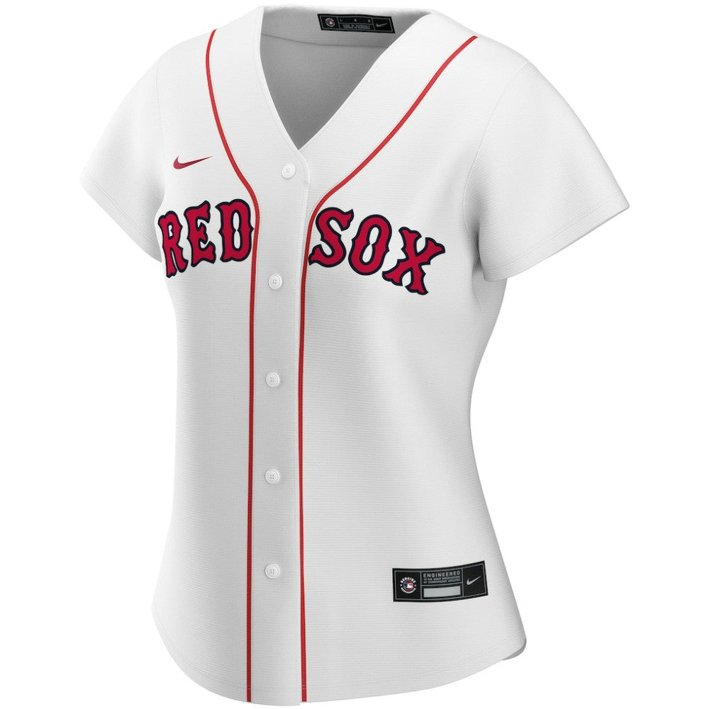 Boston Red Sox Nike Women's Home Replica Custom Jersey - White Jerseys