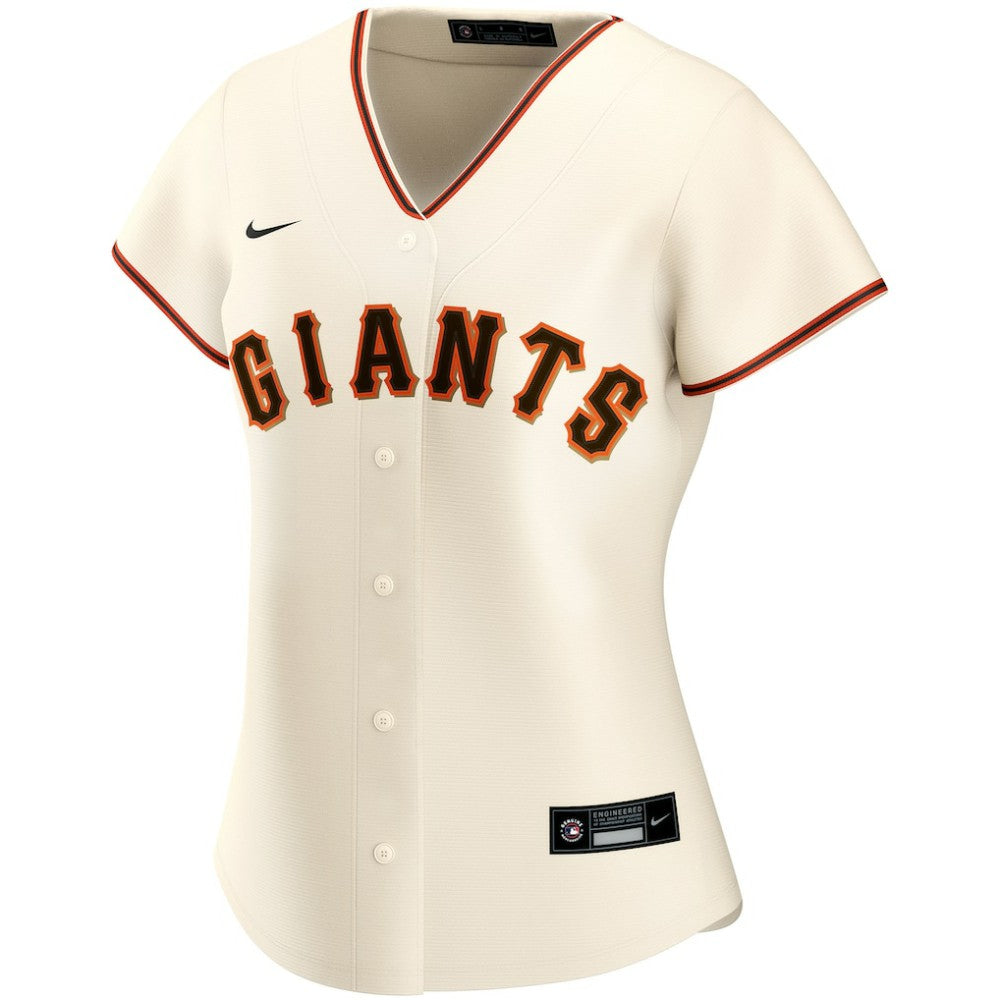 San Francisco Giants Nike Women's Home Replica Custom Jersey - Cream Jerseys
