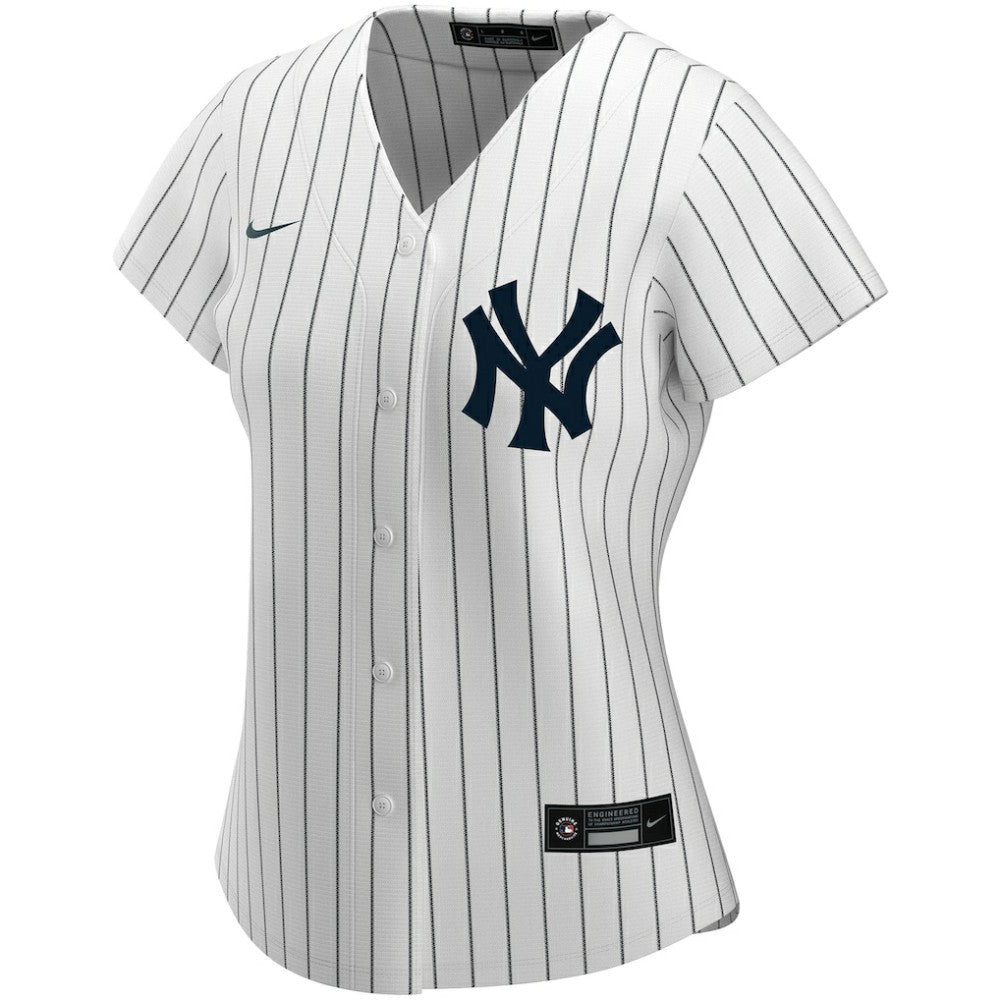 New York Yankees Nike Women's Home Replica Custom Jersey - White Jerseys