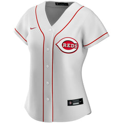 Cincinnati Reds Nike Women's Home Replica Custom Jersey - White Jerseys