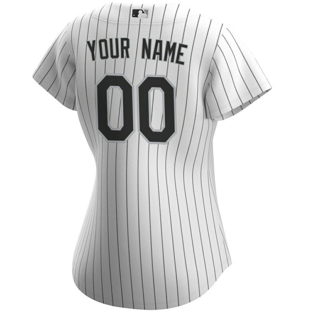 Chicago White Sox Nike Women's Home Replica Custom Jersey - White Jerseys