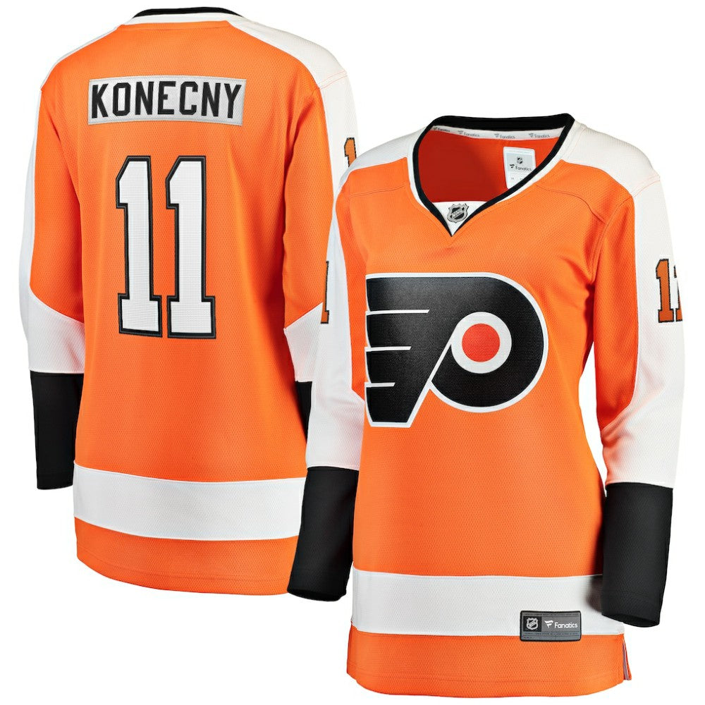 Travis Konecny Philadelphia Flyers Fanatics Women's Home Breakaway Jersey - Orange | US 3815264