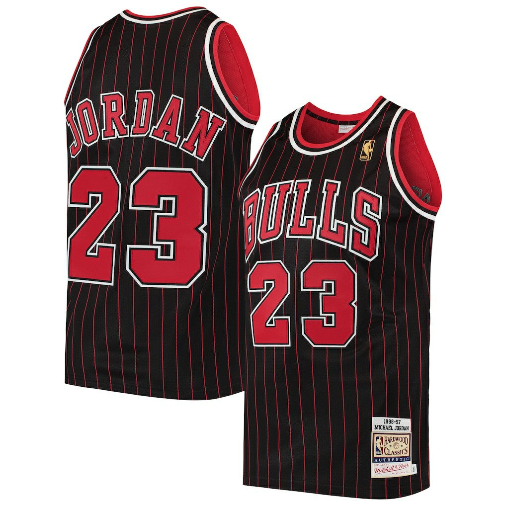 Michael Jordan Chicago Bulls 1996/97 Hardwood Classics Authentic Jersey Black - Mitchell & Ness outlet