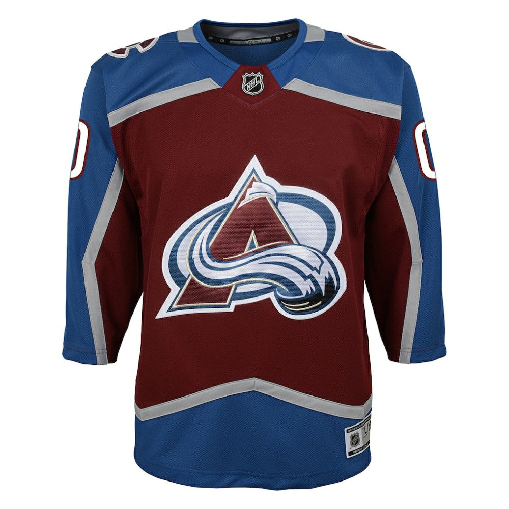 Colorado Avalanche Youth Home Premier Custom Jersey - Burgundy | US 3820527